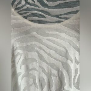 WHBM NWT Ecru Burnout Zebra Poncho + Cami Set S – Wild & Classy
